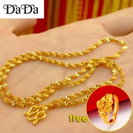 Rantai Leher COP 916 emas korea necklace for kids fashion accessories long necklace 项链