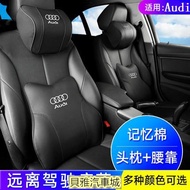 Audi Car Headrest Neck Pillow A1 A4 A3 A6 Q3 Q5 Q7 A5 e-tron Seat Memory Foam