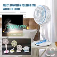 abenson electric fan WSM Multifunction Rechargeable Folding Fan with Led Light JH-2018 Anti-Heat Ele
