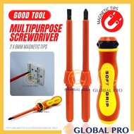 Good Tool Detachable Multi Purpose Magnet Screwdriver Set 6x100mm 2 in 1, DIY Tool
