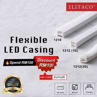 【ELITACO】Flexible LED Casing | Bendable LED Strip Channel | Curved LED Profile Lighting | Silicon