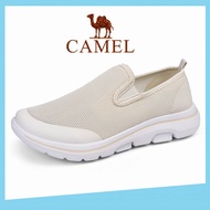 Desert Camel รองเท้ากีฬาผู้หญิงรองเท้าคุณแม่ใหม่ตาข่ายระบายอากาศสบายๆรองเท้าที่ใส่เดินได้อย่างสบาย D