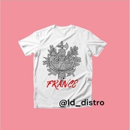 T-shirts from France, souvenirs, France, silver LOGO, souvenir clothes, European clothes