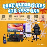 คอมโบเซ็ทจบพร้อมเล่น ซื้อ1 ได้ 7 [DDR5] BONMECOM2 คอมประกอบ / CPU CORE ULTRA 5 225/ RTX 5060 8GB/ Ca