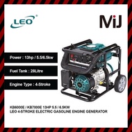 KB6000E / KB7000E 13HP 5.5 / 6.5KW LEO 4-STROKE ELECTRIC GASOLINE ENGINE GENERATOR | MJ STORES