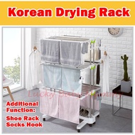 Korean Clothes Drying Rack/ Laundry rack/Stainless Steel Clothes Hanger/Foldable Drying