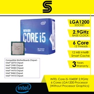 INTEL Core i5-10400F 2.9GHz 6 Cores LGA1200 Processor (Without Processor Graphics)