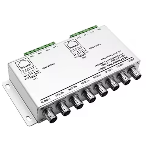 Superior-2X 8-CH UTP 720P/1080P HD Passive Video Balun Transceiver,BNC To Cat5/5E/6 RJ45(T568B)UTP C