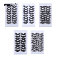 WURIMH924YYI SKONHED 8 Pairs Eye Lash Extension Multilayered Effect Wispies Fluffy Full Volume Thick