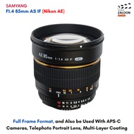 Samyang F1.4/85mm AS IF for Nikon AE
