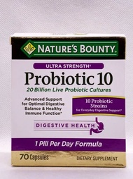 Hỗ trợ hệ tiêu hóa và đường ruột Nature’s Bounty Probiotic 10 70 viên