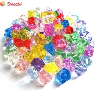 Plastic Gems Ice Grains Colorful Small Stones Children Jewels Acrylic Gems