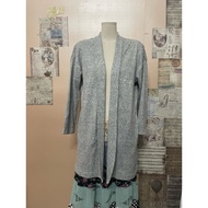 Japanese women's mongtogiJacket u~ni long gray form a49