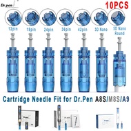 Dr.pen M8S/A8S/A9 Needles Cartridge Anti-backflow 3slots Derma pen 16pins 18/24/36/42 Nano Needle Fa