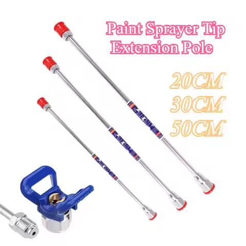 Titan Wagner Airless Paint Sprayer Tip Extension Pole Spray Tool Spray Gun Tool Parts 20cm/30cm/50cm