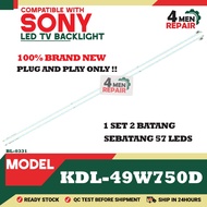 KDL-49W750D COMPATIBLE WITH SONY 49 INCH LED TV BACKLIGHT (LAMPU TV) 49" LED TV BACKLIGHT