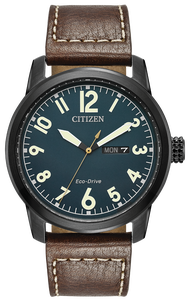 [Powermatic] CITIZEN BM8478-01L ECO-DRIVE Solar Powered Analog Leather Strap WATER RESISTANCE CLASSIC UNISEX WATCH