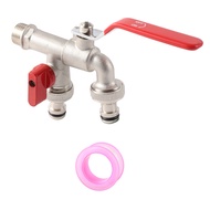 Double Tap IBC Tank Adapter S60X6 1/2" Garden Hose Faucet Water-tank Replacement Connector Garden Ir