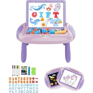 Gift for 1-2 Years Old Girl, Girl Toys with Magnetic Letters and Numbers, Portable Doodle Board Ease
