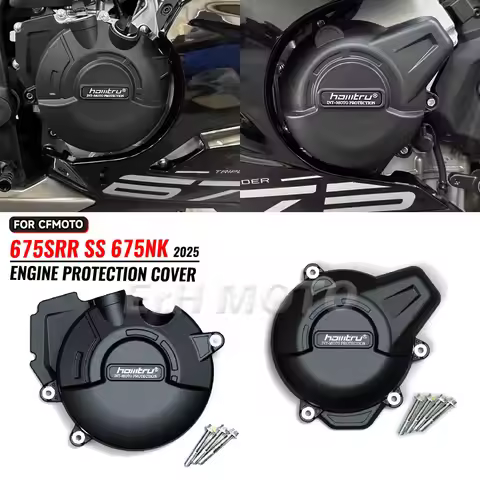 Motorcycle Engine Cover Engine Protector For CFMOTO 675SR-R 675SRR 675SS 675 SRR SS 2025 Model Engin