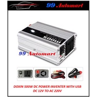 DOXIN 500W (With USB) DC 12V To AC 220V Car Power Inverter