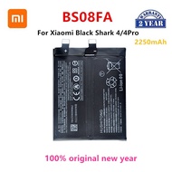 MI 100% Orginal BS08FA  2250mAh Baery For  MI  Black Shark 4/4Pro  one Replacement Baeries