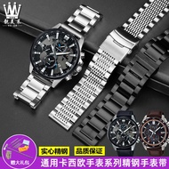 Suitable for Casio Steel Band EFR-303L EQB-501 EFS-S500/S510 Men's Stainless Steel Metal Watch Strap