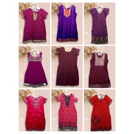 KURTI SINGLE SHORT SLEEVE NEW AND PRELOVED