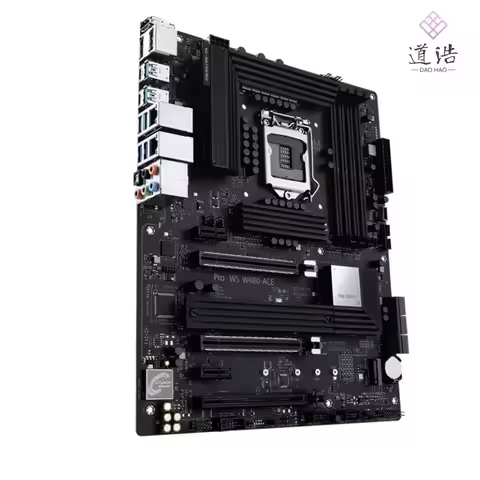 For PRO WS W480-ACE Motherboard 128GB Support 10th Generation CPU LGA 1200 DDR4 ATX W480 Mainboard 1