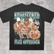 [Cod] Registered Flex Offender T-Shirt Gym Meme Flex Offender Workout Meme Flex Shirt Gym T-Shirt Fi