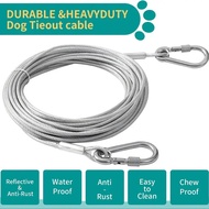 Lengthened 3 Meters 9 Meters 15 Meters bolt dog chain stainless Steel dog chain Anti-Bite dog Leash 