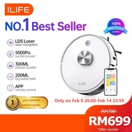 ILIFE L100 Upgraded Version A20 LDS Laser Navigation Robot Vacuum Mop Cleaner 5000Pa 3200mah APP