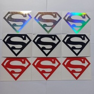 Superman car motorbike wall sticker wallpaper