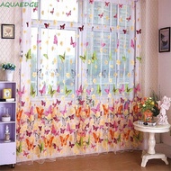 AQUAEDGE Window Screening Room Divider High Quality Sheer Curtain Voile Door Window Sheer Curtain Pa