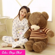 100cm Cute Teddy Bear 100% Plush PP Cotton Birthday Gift | patung beruang besar gebu hadiah untuk gi