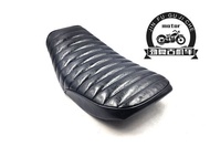 เบาะนั่งรถจักรยานยนต์แบบย้อนยุค GN125 GN250 เบาะนั่งแบบสั้น CAFE เบาะนั่งแบบเปลี่ยนแปลงด้วยวัสดุ PU