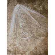 EMBROIDERED VEIL PEARL SEQUIN veil EMBROIDERED pearl sequin wedding veil bridal veil