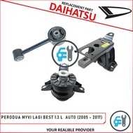 1SET 3PCS ENGINE MOUNTING - PERODUA MYVI 1.3 AUTO (2005-2011), MYVI LAGI BEST 1.3 AUTO (2011-2017)