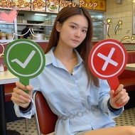 Double-sided Correct/incorrect Judgment Card - Activity Interactive Props - Judgment and Teaching Q&