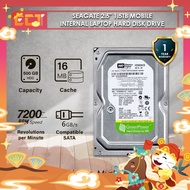Western Digital 3.5" 500GB 7200RPM AV-GP Caviar Green Internal PC Sata Hard Disk Drive HDD - WD5000A