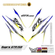 SUPRA STRIPING GTR 150 MOTIF 59 SUPRA VARIATION STRIPING/ GTR VARIATION MOTORCYCLE STICKER/ SUPRA ST