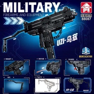 Leyi AWM Sniper Assembly Toy Building Block Compatible Lego Uz Building Block Gun Rifle Model Boy Gi