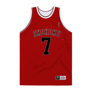 Slam Dunk Shohoku High School No.7 Agi Miyryota คอสเพลย์เสื้อกั๊กบาสเกตบอล Jersey