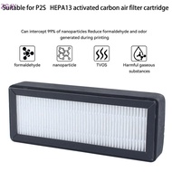 TEROKK P2S Upgraded Air Fiter For Bambu Lab P2S Filter HEPA 13 Activated Carbonbo Air Filter Bambula
