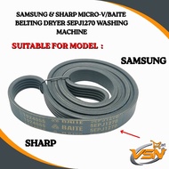 5EPJ1270 SAMSUNG WW70T3020WW WW70J3263KW WW70J42G0KM & SHARP ESDK1054PMS ESFK1054SMG DRYER BELTING W