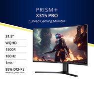 PRISM+ X315 PRO | 31.5" WQHD 180Hz Curved Gaming Monitor