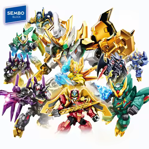 SEMBO BLOCK Blind Box Kits Mecha Assembly Building Blocks Creative Robot Model Bricks Desk Ornaments