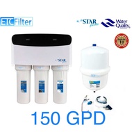 เครื่องกรอง นำ้ RO 150 GPD STARPURE มีระบบเตือนเมื่อถึงเวลาต้องเปลื่ยนไส้กรอง