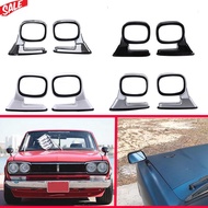 Car Rear View Mirror Automobile Adjustable Wide Angle View Auxiliary Rearview Mirrors Hood Mirror