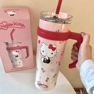 tumbler for kids aqua flask tumbler original tyeso tumbler helloKitty Ice Bomber Straw Cup Women's L